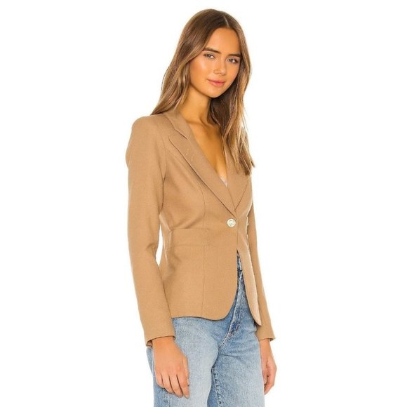Smythe Classic Duchess Blazer in Camel - Picture 3 of 9